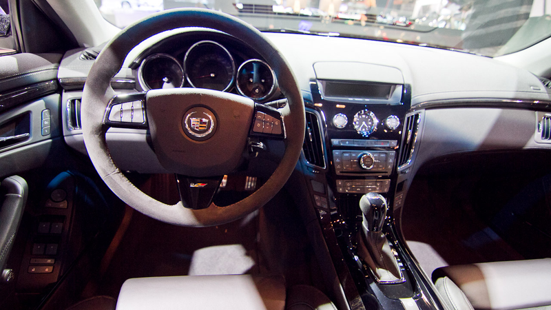 Illustration for article titled The Cadillac CTS-V Sport Wagon Black Diamond is dark, long and shiny